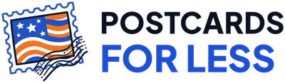 Postcards For Less logo
